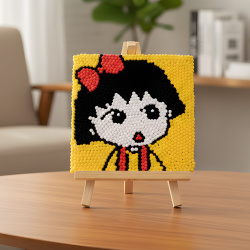 Pompom Ball Mosaic Art